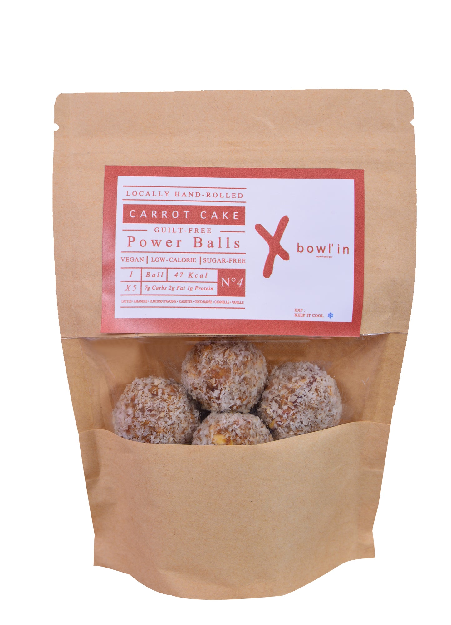 Power Ball Carrot Cake 5 pcs