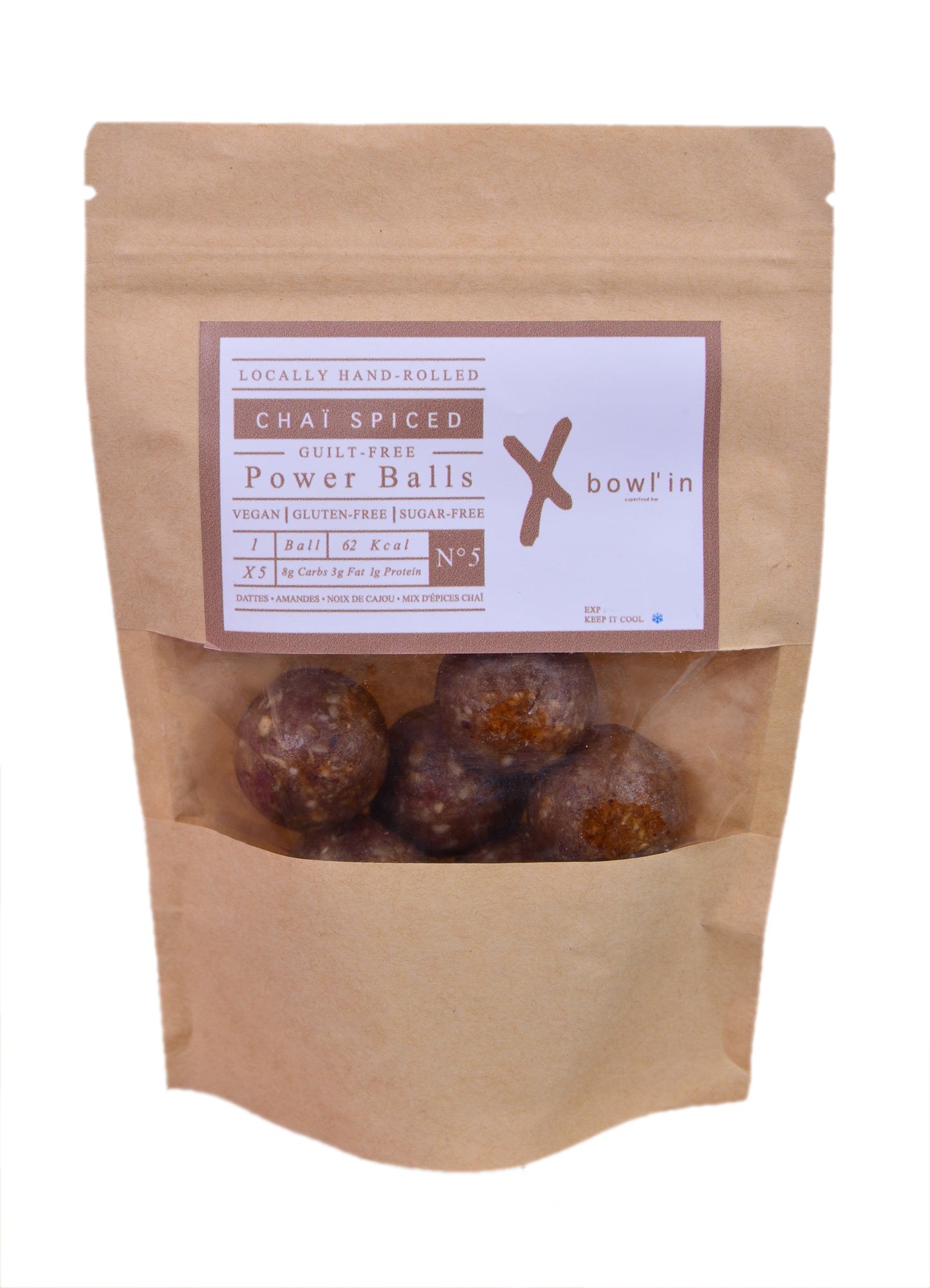 Power Ball Chaï Spiced 5 pcs