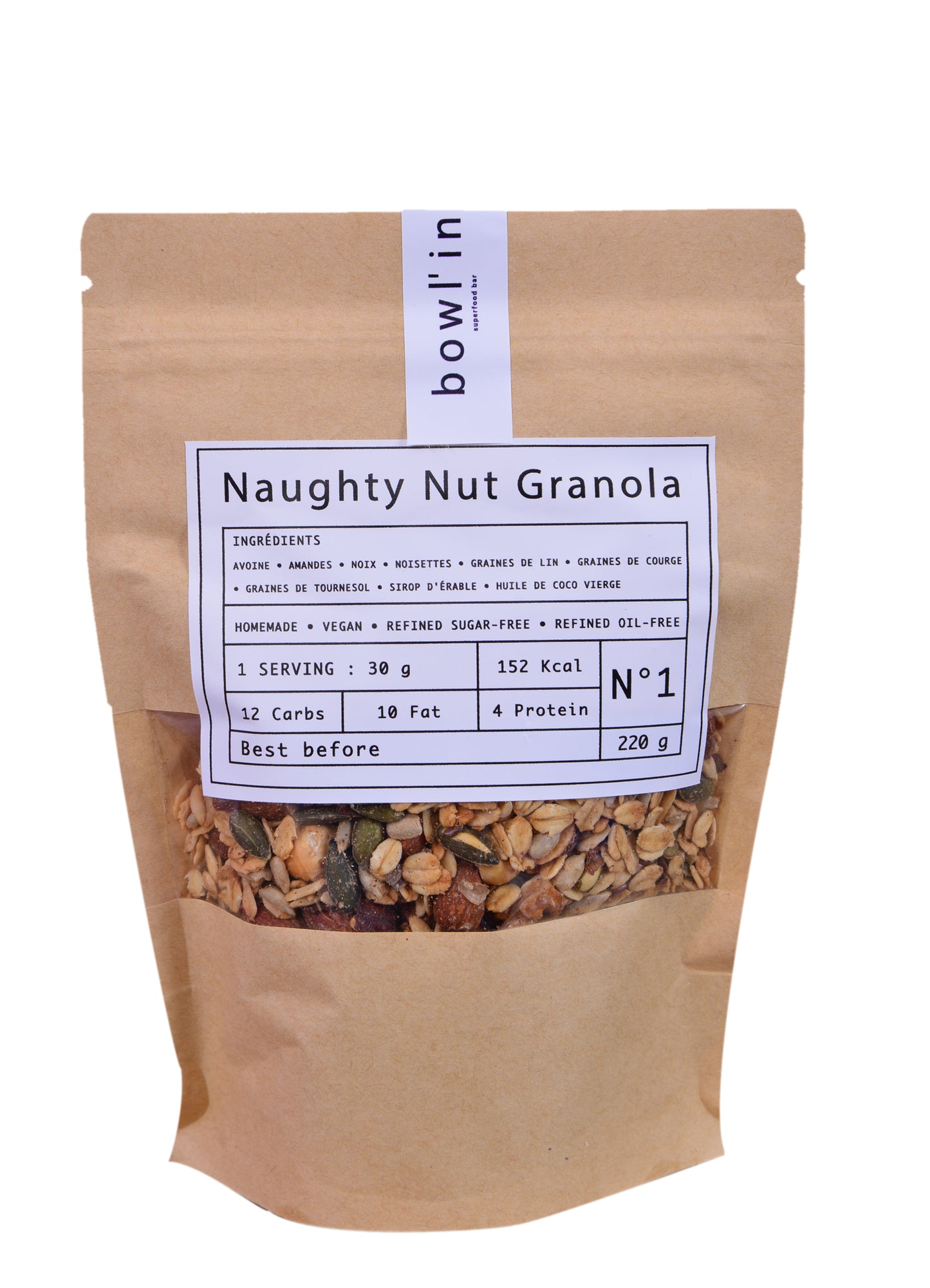 Naughty Nut Granola 220g